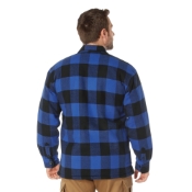 Mens Extra Heavyweight Buffalo Plaid Sherpa-Lined Flannel Shirts