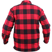Mens Extra Heavyweight Buffalo Plaid Sherpa-Lined Flannel Shirts