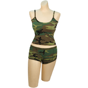 Woodland Camo Booty Camp Tank Top