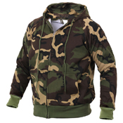 Mens Thermal Lined Hooded Sweatshirt