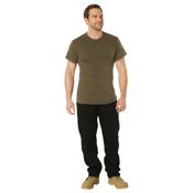 Ultra Force Mens Solid Color Polycotton Military T-Shirt