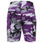 Mens Colored Camo BDU Shorts