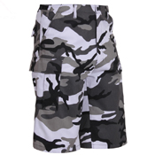 Mens Long Length Camo BDU Short