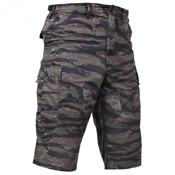 Mens Long Length Camo BDU Short