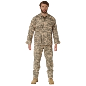 Mens Digital Camo BDU Shirt