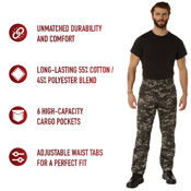 Ultra Force Digital Camo Tactical BDU Pants