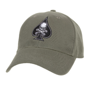 Black Ink Death Spade Low Profile Insignia Cap