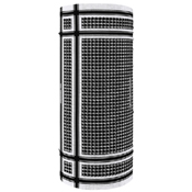 Houndstooth Reg Polyester and Motley Tube - Black and White